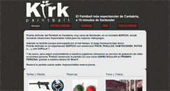Desktop Screenshot of kirkpaintball.com